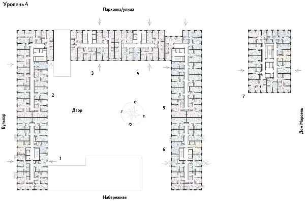 Количество комнат: 4,  72.58 кв.м.