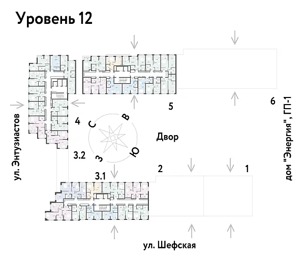 Количество комнат: 2,  45.38 кв.м.