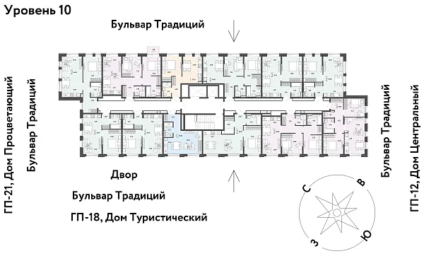 Количество комнат: 3,  55.06 кв.м.