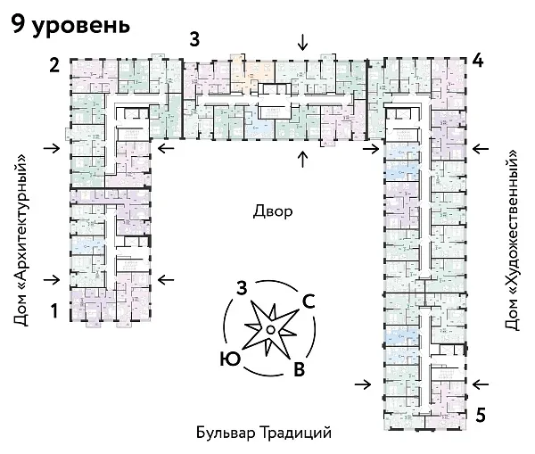 Количество комнат: Студия,  24.76 кв.м.