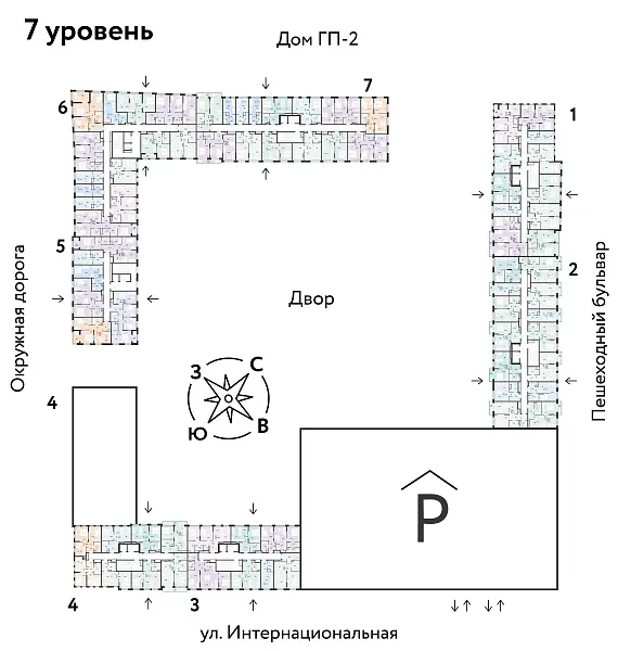 Количество комнат: 2,  48.62 кв.м.