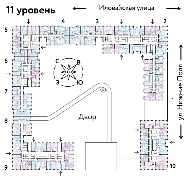 Количество комнат: 3,  54.3 кв.м.